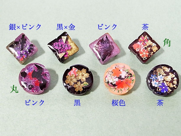 レジン・ミニブローチ「馥郁」