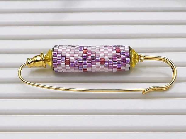 ローリングビーズ・ショールピン「菩薩」