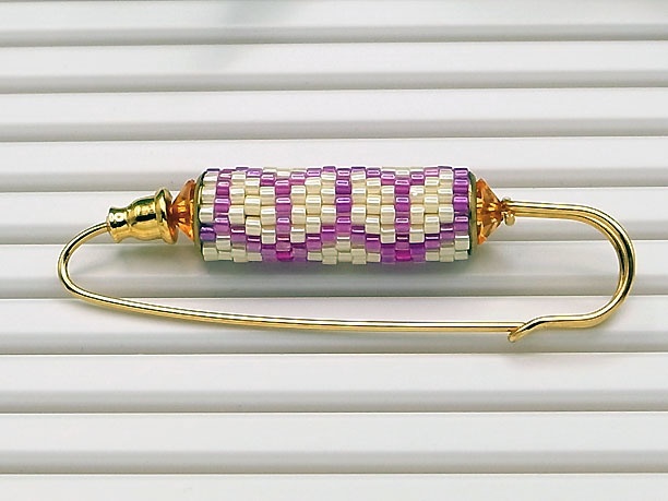 ローリングビーズ・ショールピン「菩薩」