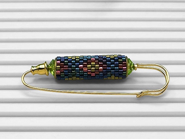 ローリングビーズ・ショールピン「明王」