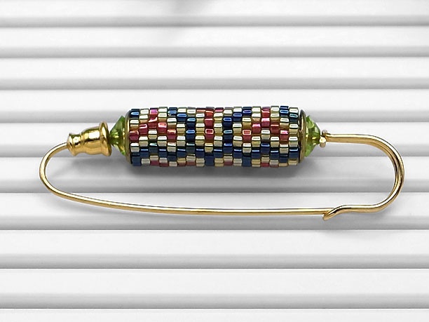 ローリングビーズ・ショールピン「明王」