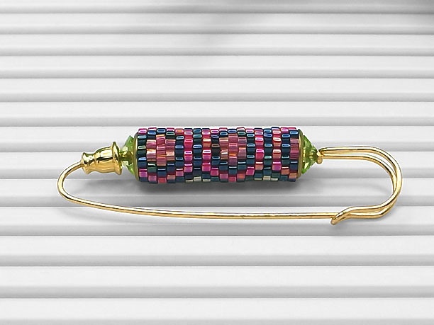 ローリングビーズ・ショールピン「明王」