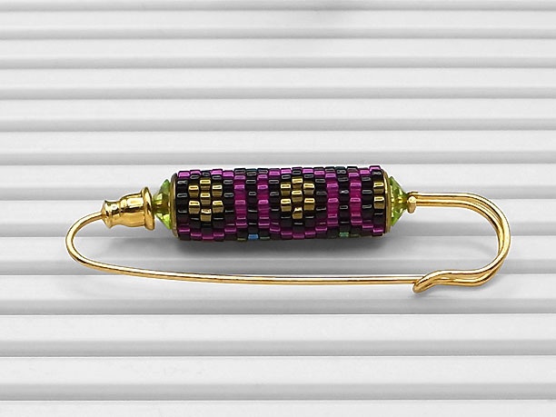 ローリングビーズ・ショールピン「明王」