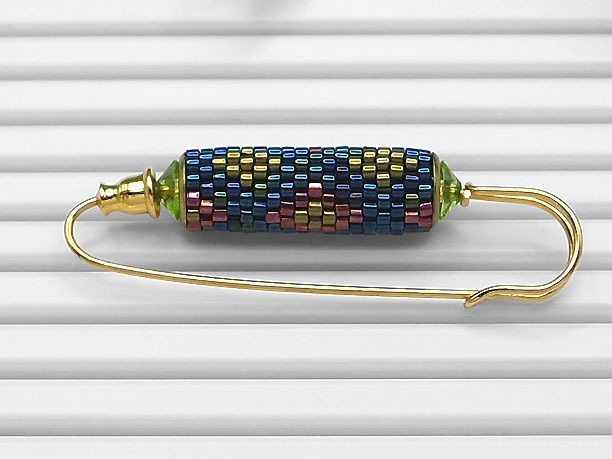 ローリングビーズ・ショールピン「明王」