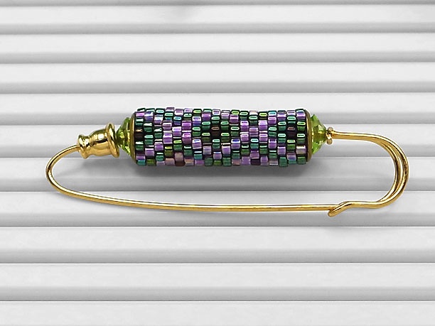 ローリングビーズ・ショールピン「神将」