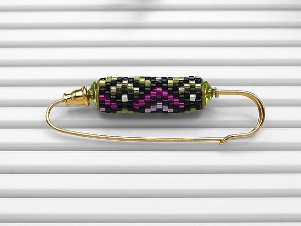 ローリングビーズ・ショールピン「神将」