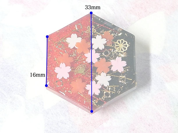 レジン・帯留「彩雲」