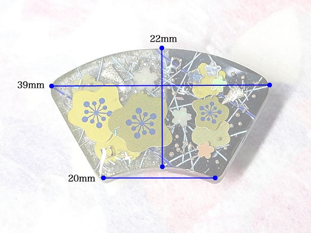 レジン・帯留「彩雲」