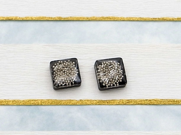 レジン・スタッドピアス「戊」