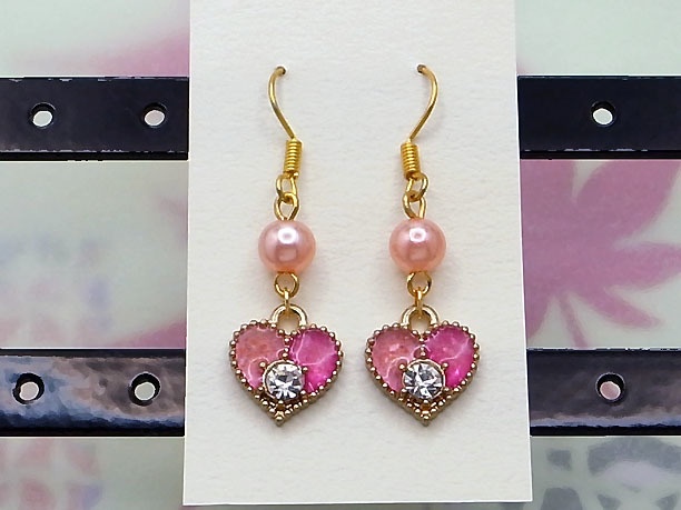 レジン・フックピアス「霊光」