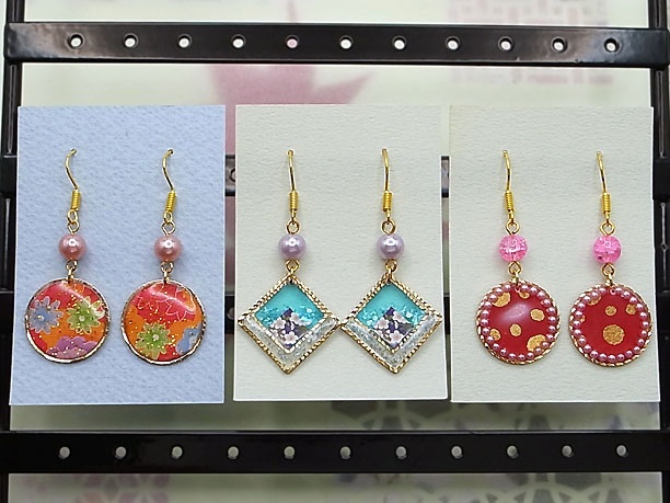 no.4337 ハンドメイド レジン ピアス イヤリング 正規取扱店 - ピアス