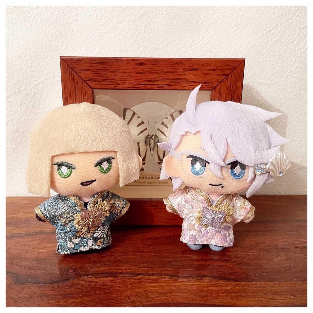 蝶の飾りのチャイナ服 緑