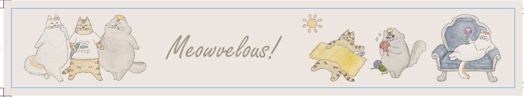 Meowvelous!マスキングテープ