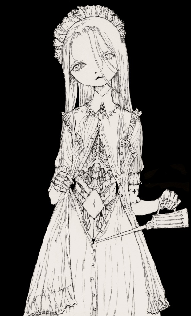 ブリキのメイド【ドローイング原画】