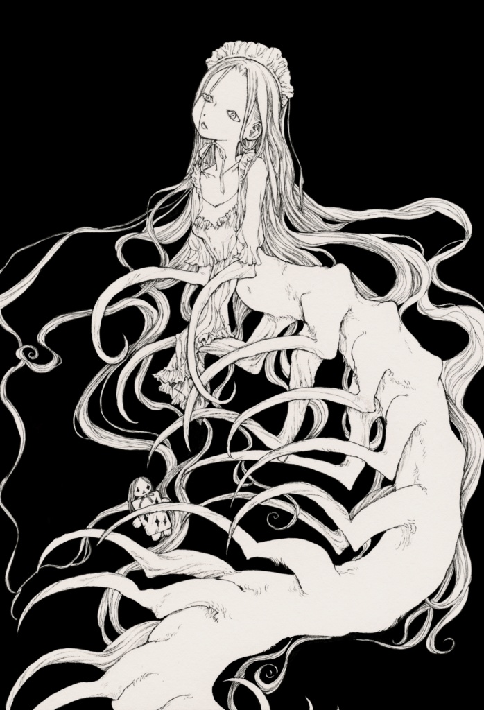 腐蝕乙女【ドローイング原画】