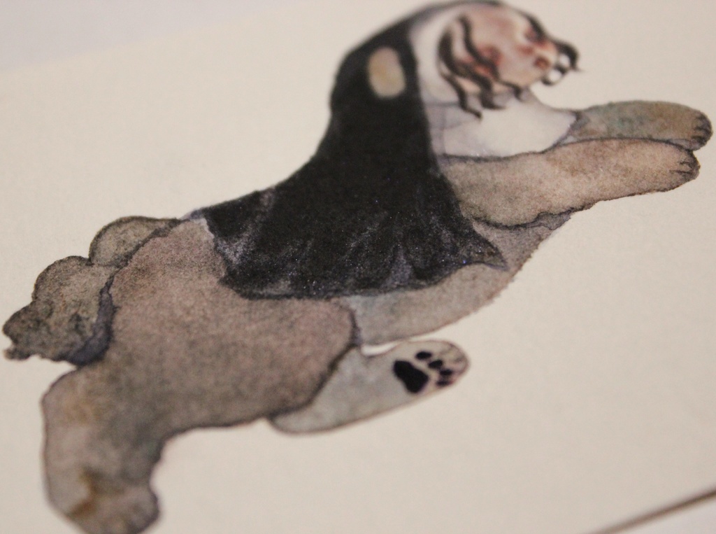 Dog Sister/ぺろり【ミニ原画】