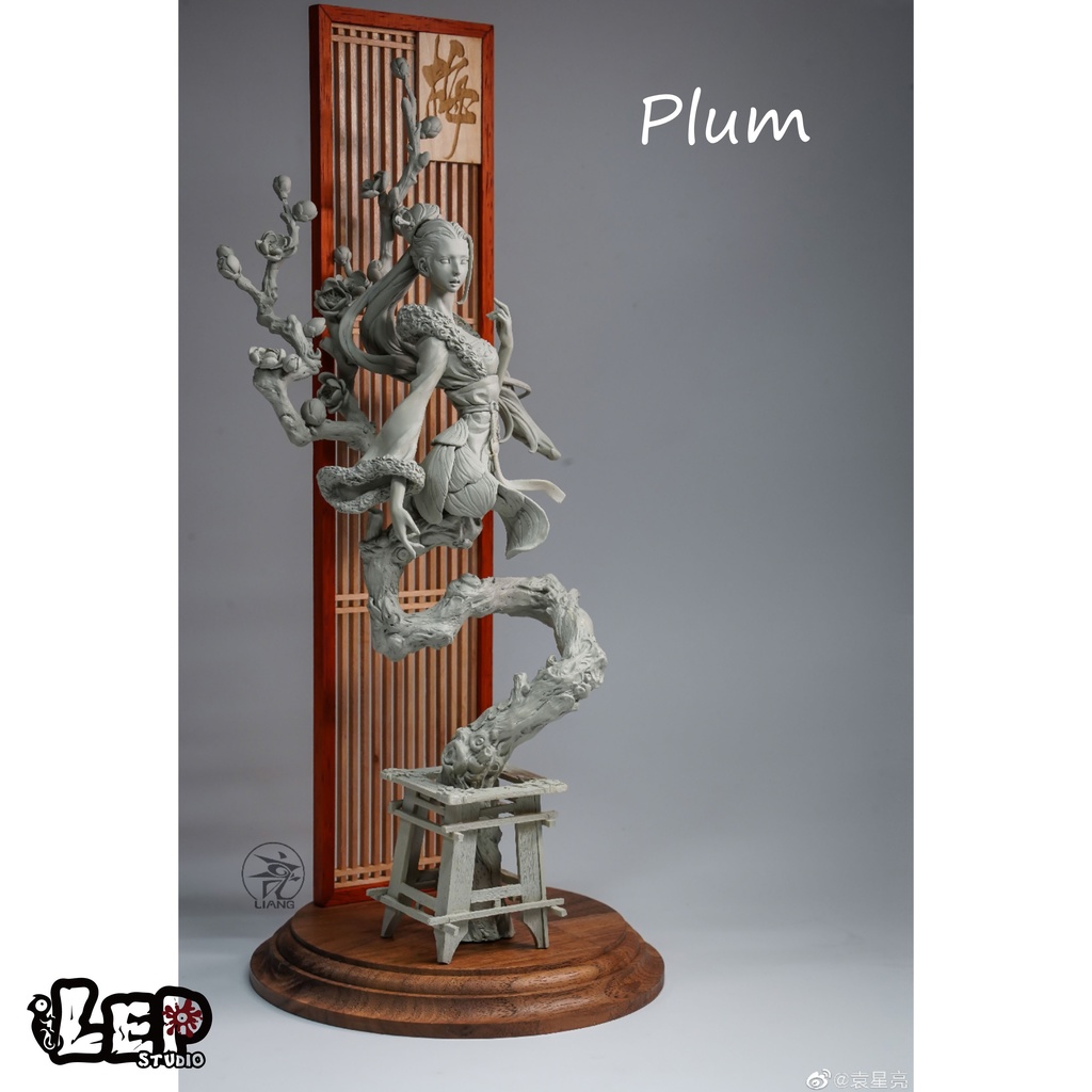 四君子、梅蘭竹菊(kit)