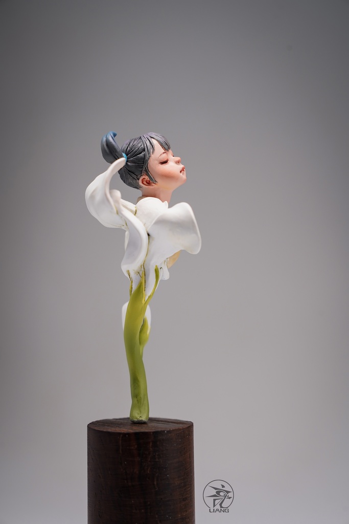 四君子、梅蘭竹菊(塗装済完成品)