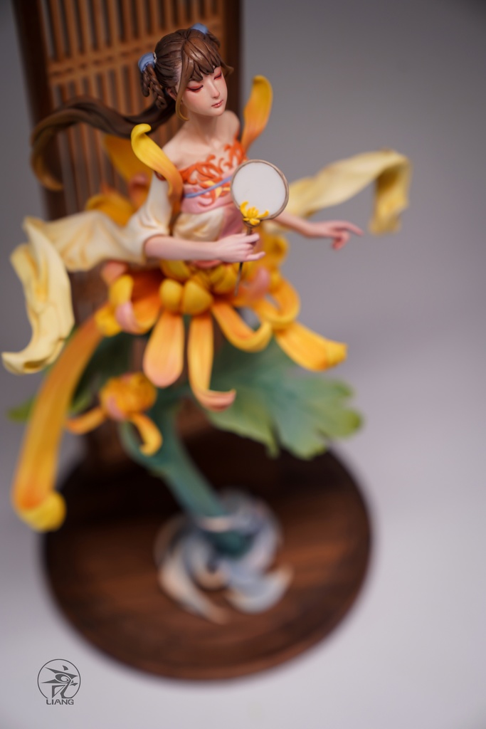 四君子、梅蘭竹菊(塗装済完成品)