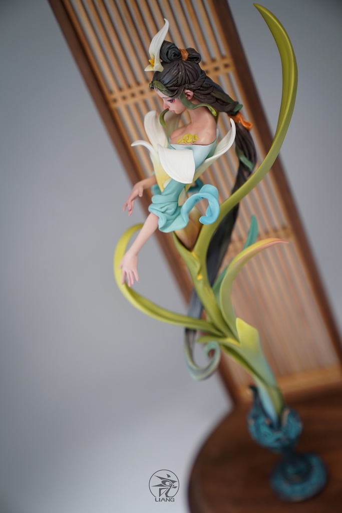 四君子、梅蘭竹菊(塗装済完成品)