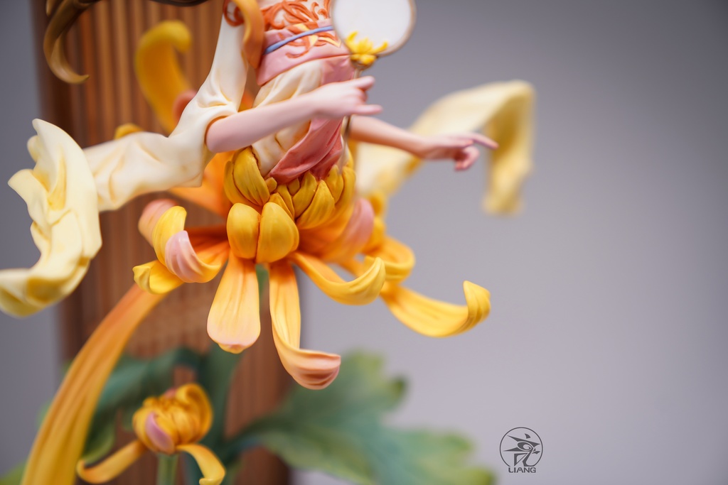 四君子、梅蘭竹菊(塗装済完成品)