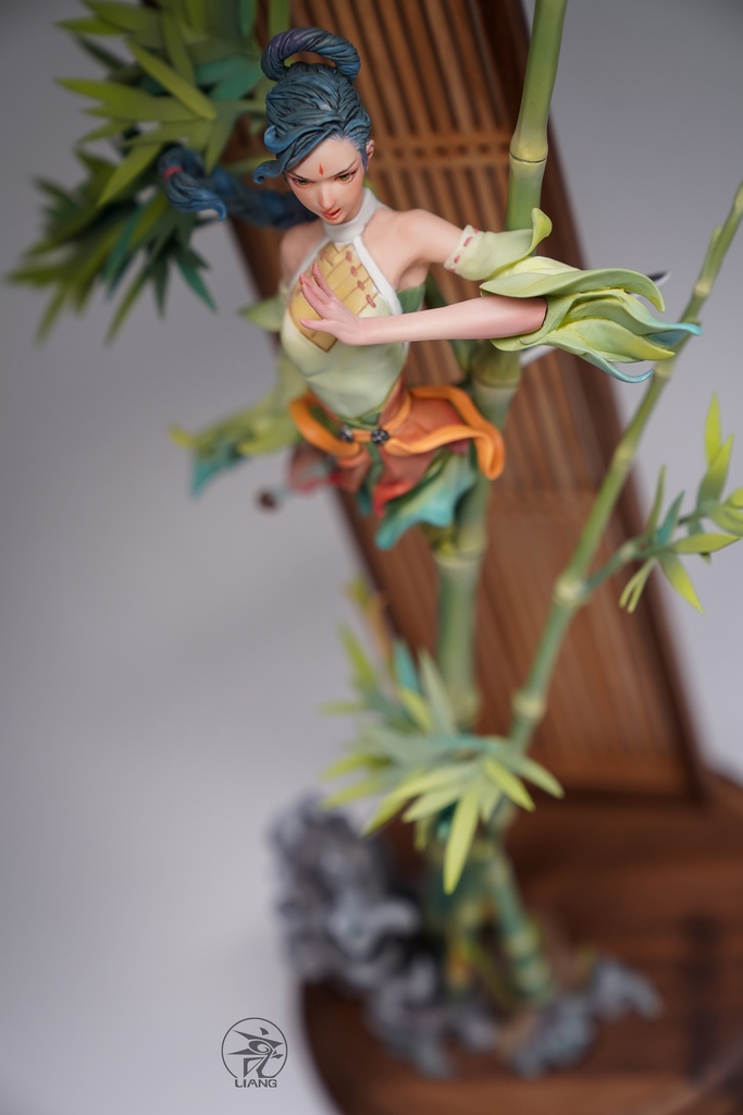 四君子、梅蘭竹菊(塗装済完成品)