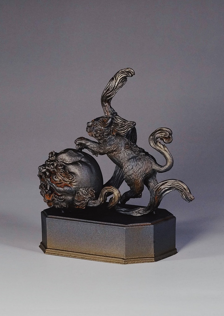 狮子戏球百景(kit & 塗装済完成品)