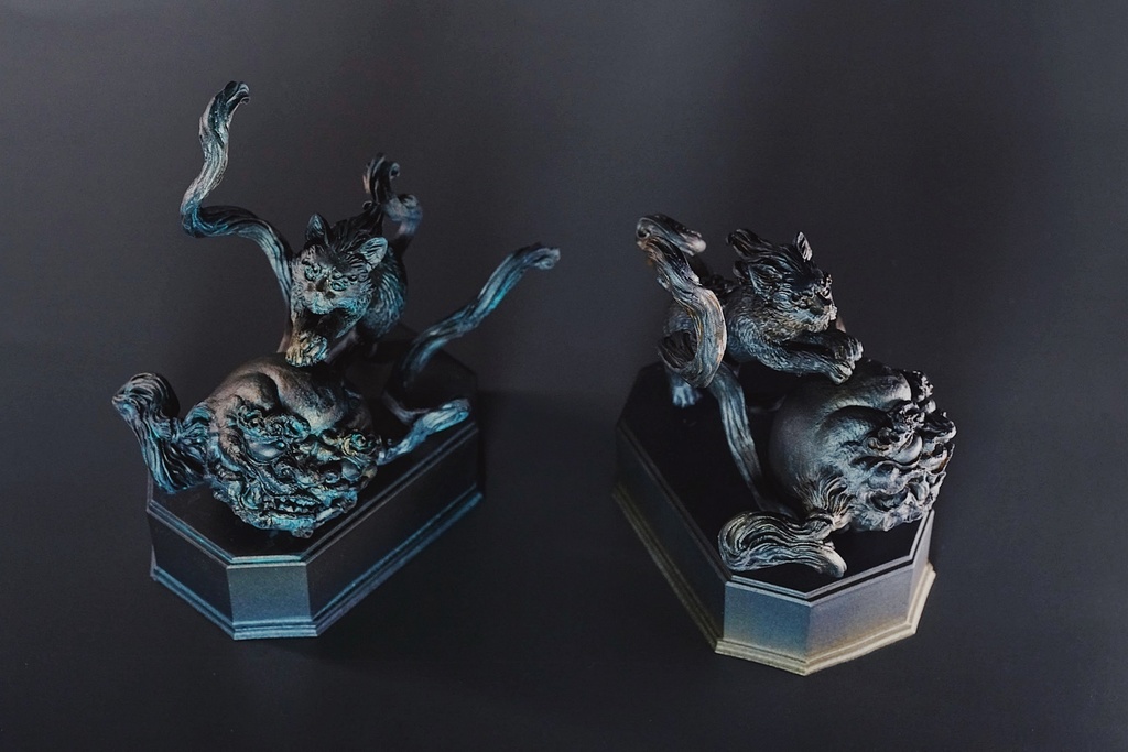 狮子戏球百景(kit & 塗装済完成品)