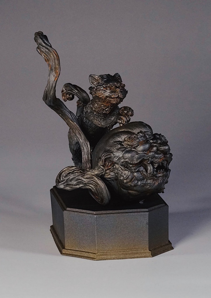 狮子戏球百景(kit & 塗装済完成品)