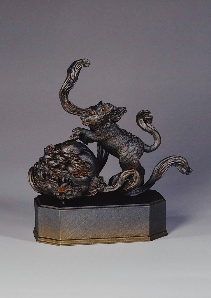 狮子戏球百景(kit & 塗装済完成品)