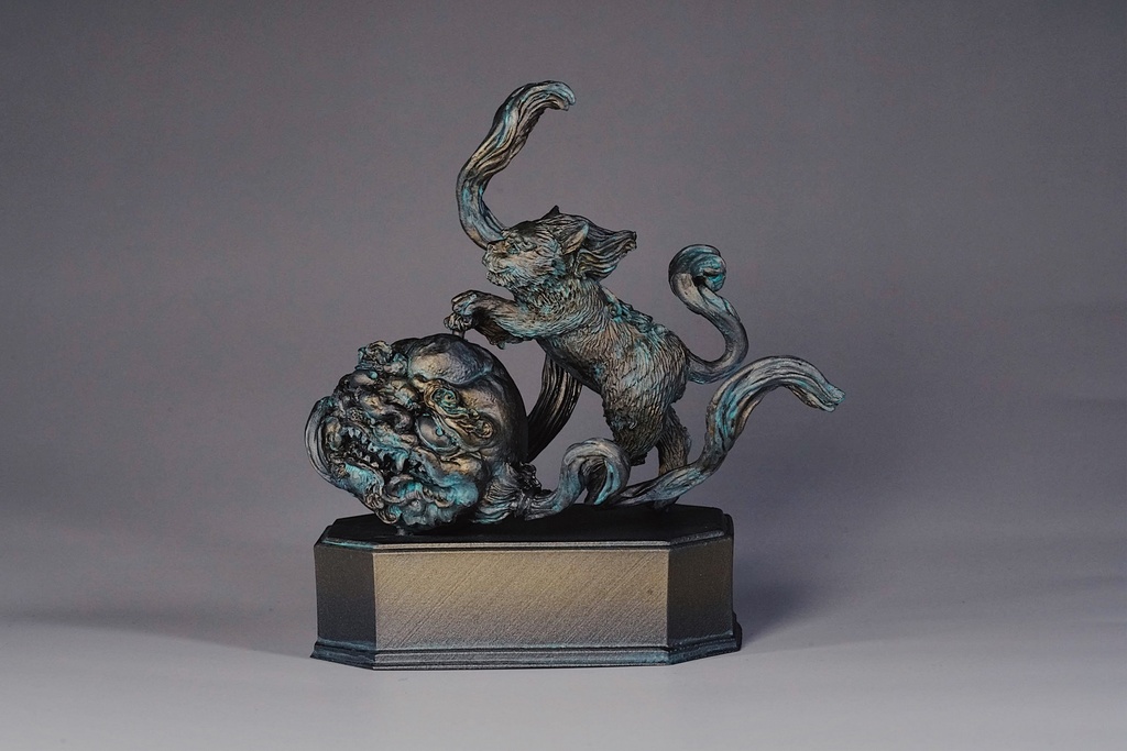 狮子戏球百景(kit & 塗装済完成品)