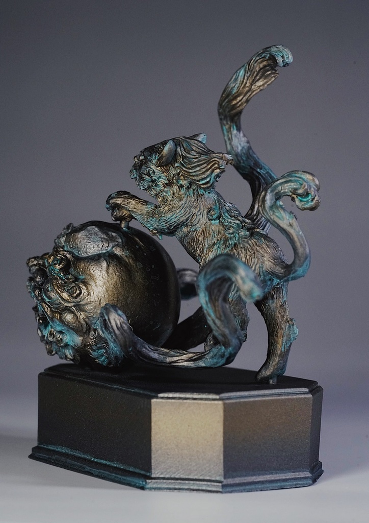 狮子戏球百景(kit & 塗装済完成品)