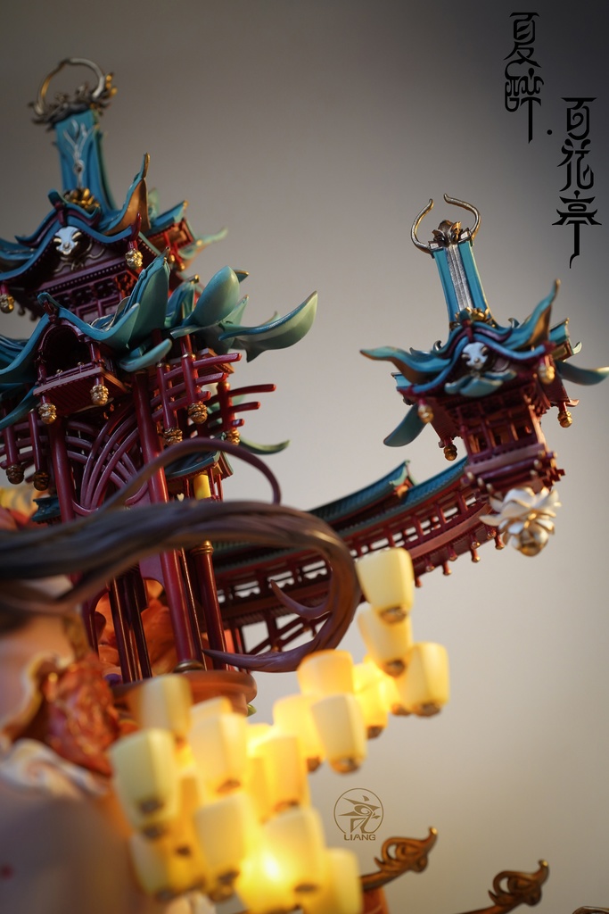 Summer Drunken Beauty——Flowery Pavilion(painted version)