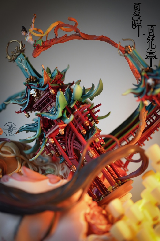 Summer Drunken Beauty——Flowery Pavilion(painted version)