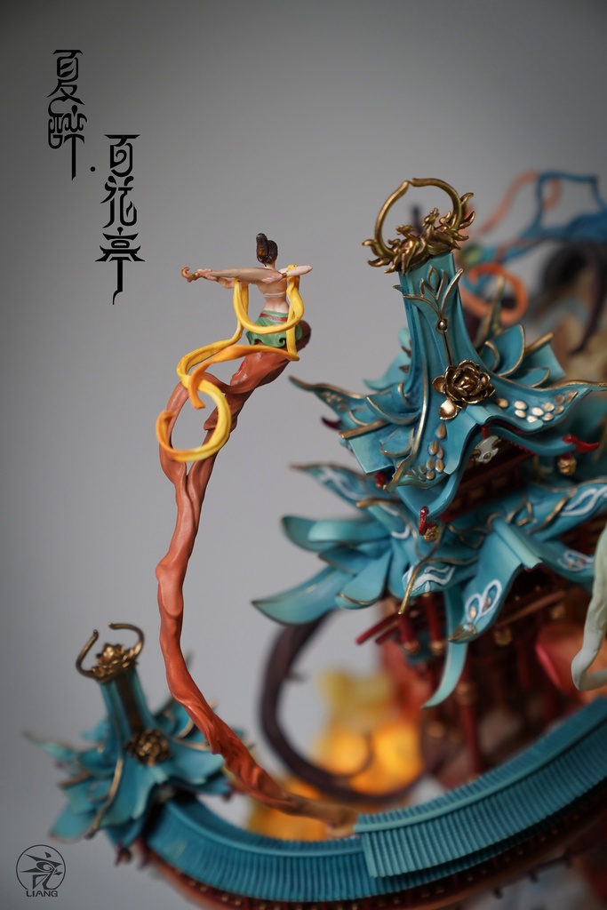 Summer Drunken Beauty——Flowery Pavilion(painted version)