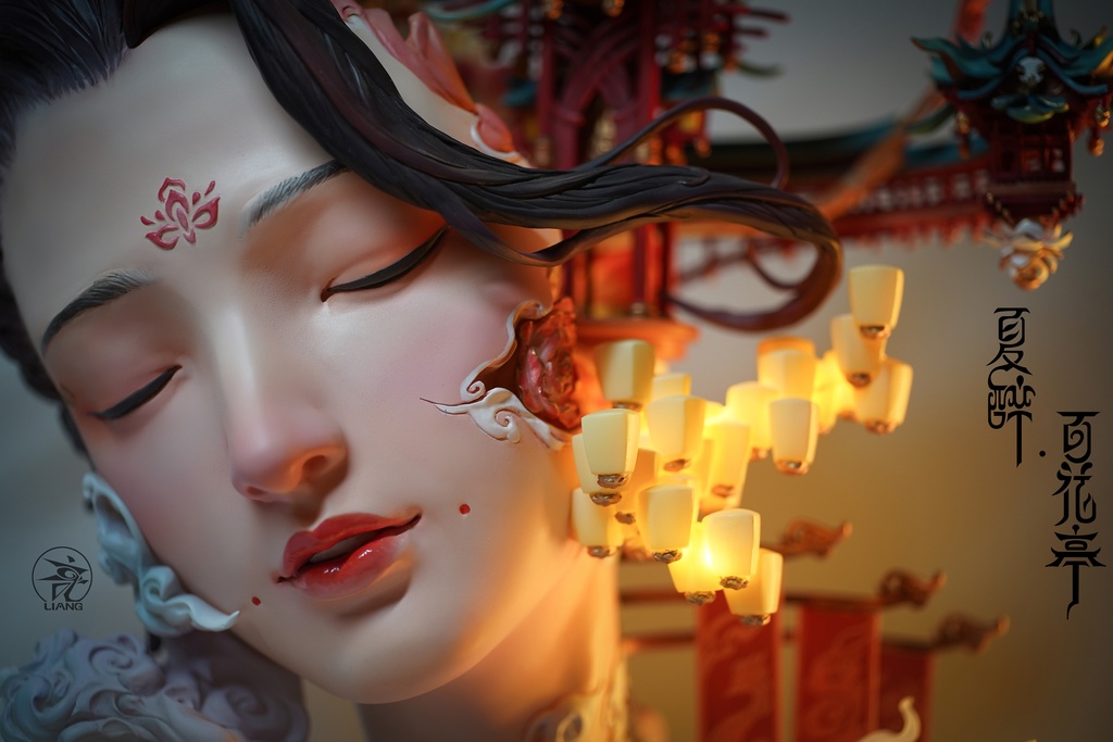 Summer Drunken Beauty——Flowery Pavilion(painted version)