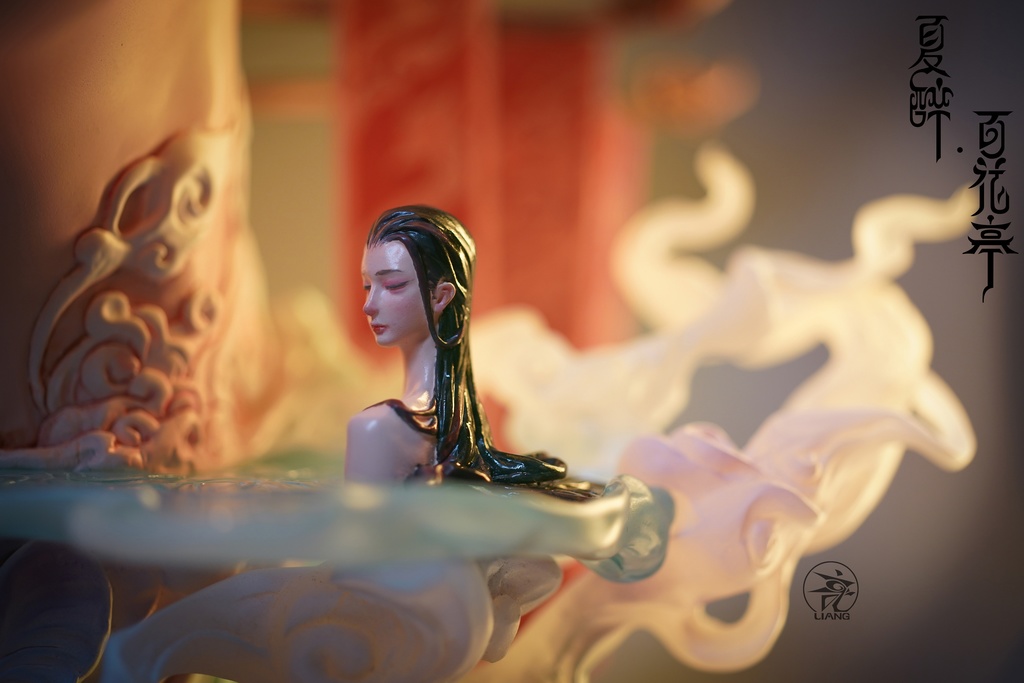 Summer Drunken Beauty——Flowery Pavilion(painted version)