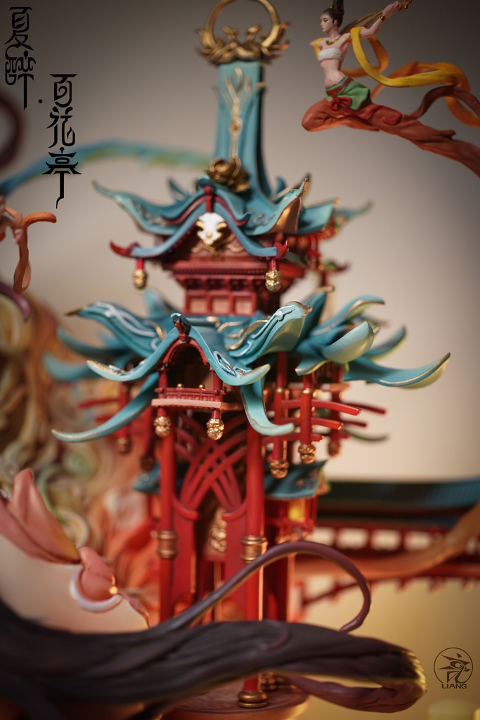 Summer Drunken Beauty——Flowery Pavilion(painted version)