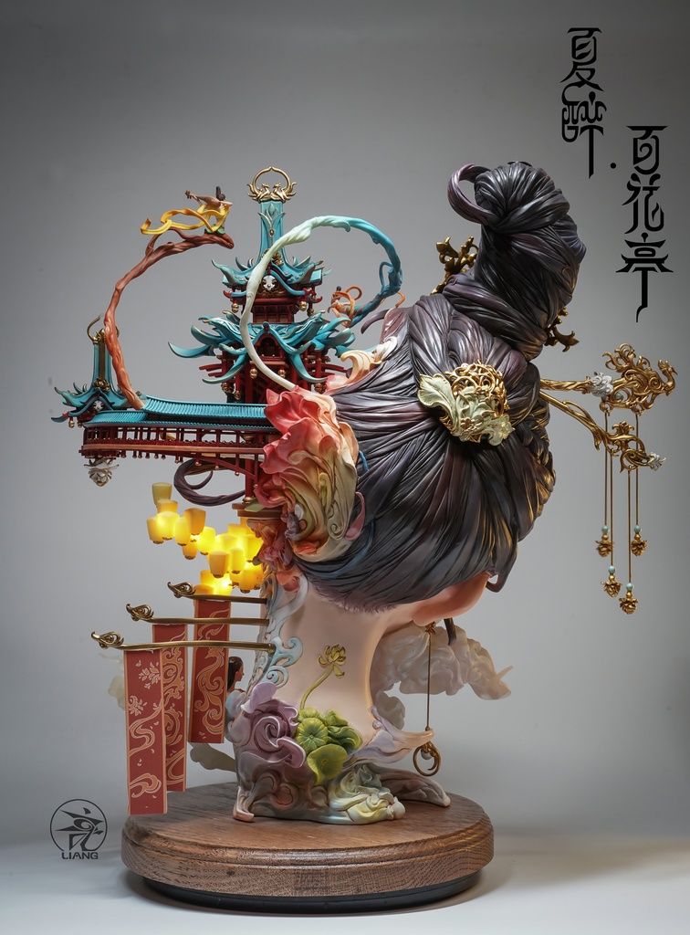 Summer Drunken Beauty——Flowery Pavilion(painted version)