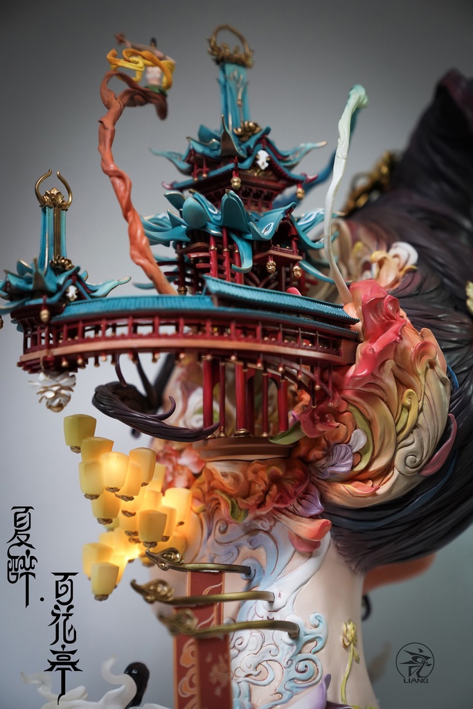 Summer Drunken Beauty——Flowery Pavilion(painted version)