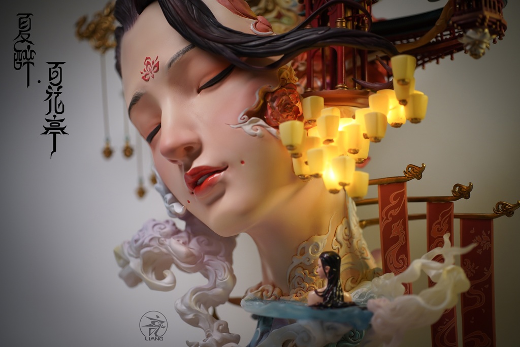 Summer Drunken Beauty——Flowery Pavilion(painted version)