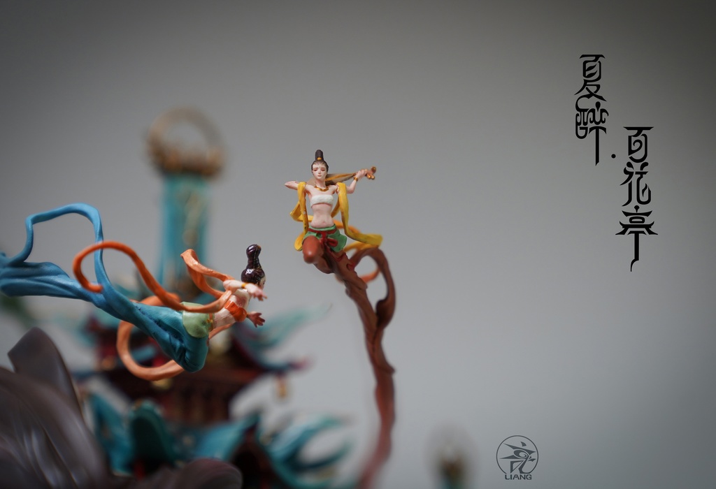 Summer Drunken Beauty——Flowery Pavilion(painted version)