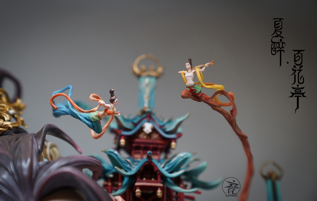 Summer Drunken Beauty——Flowery Pavilion(painted version)