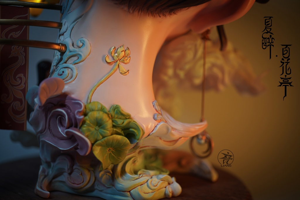 Summer Drunken Beauty——Flowery Pavilion(painted version)