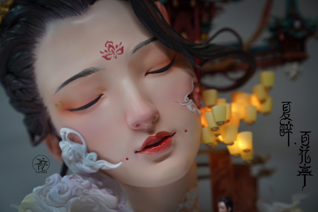 Summer Drunken Beauty——Flowery Pavilion(painted version)