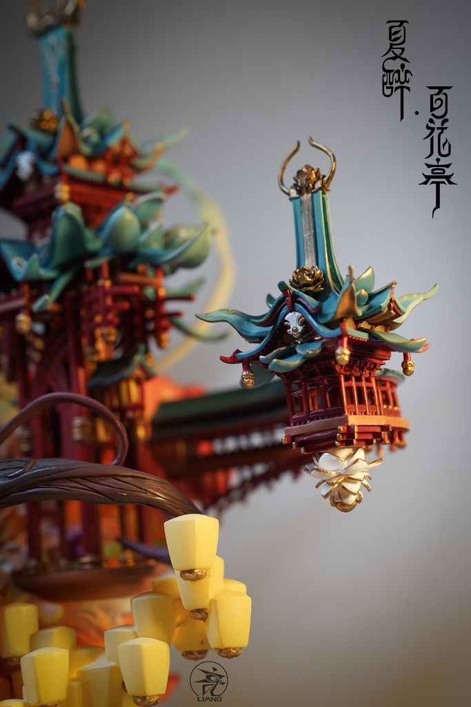 Summer Drunken Beauty——Flowery Pavilion(painted version)