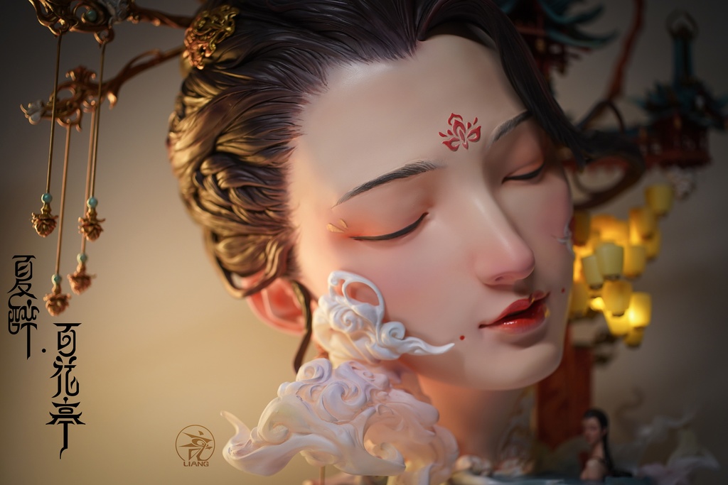 Summer Drunken Beauty——Flowery Pavilion(painted version)