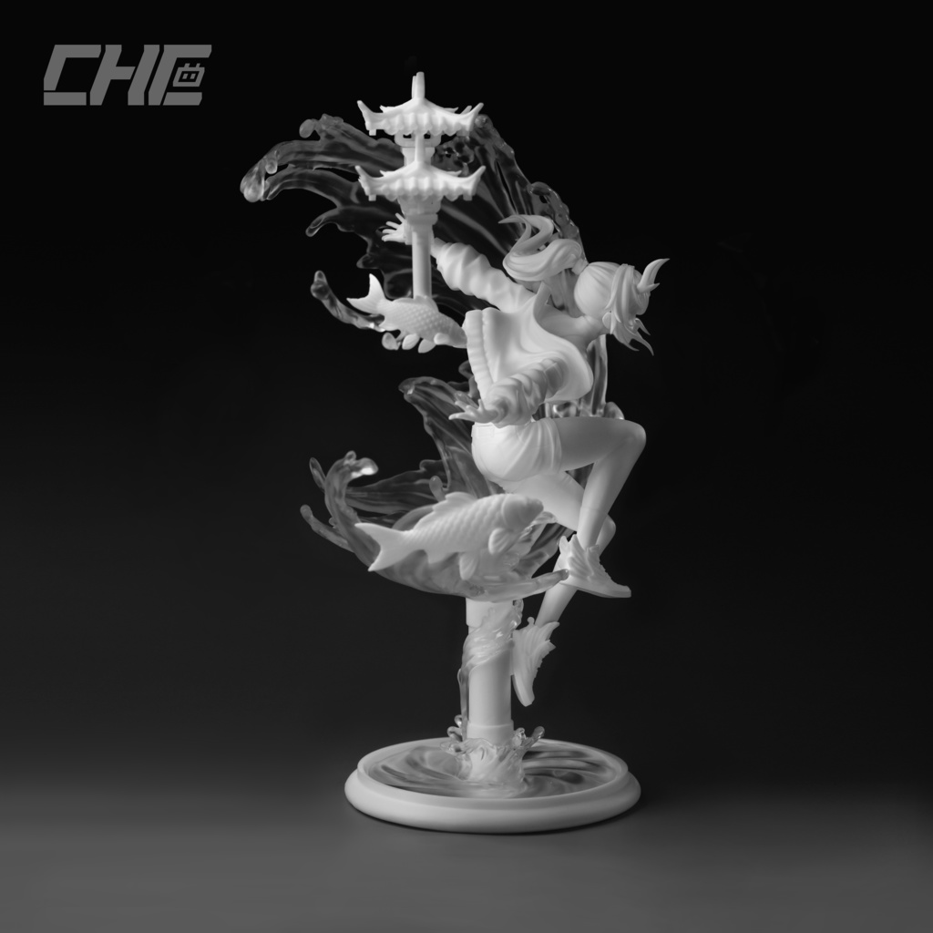 龍門を飛び越える鯉(kit)