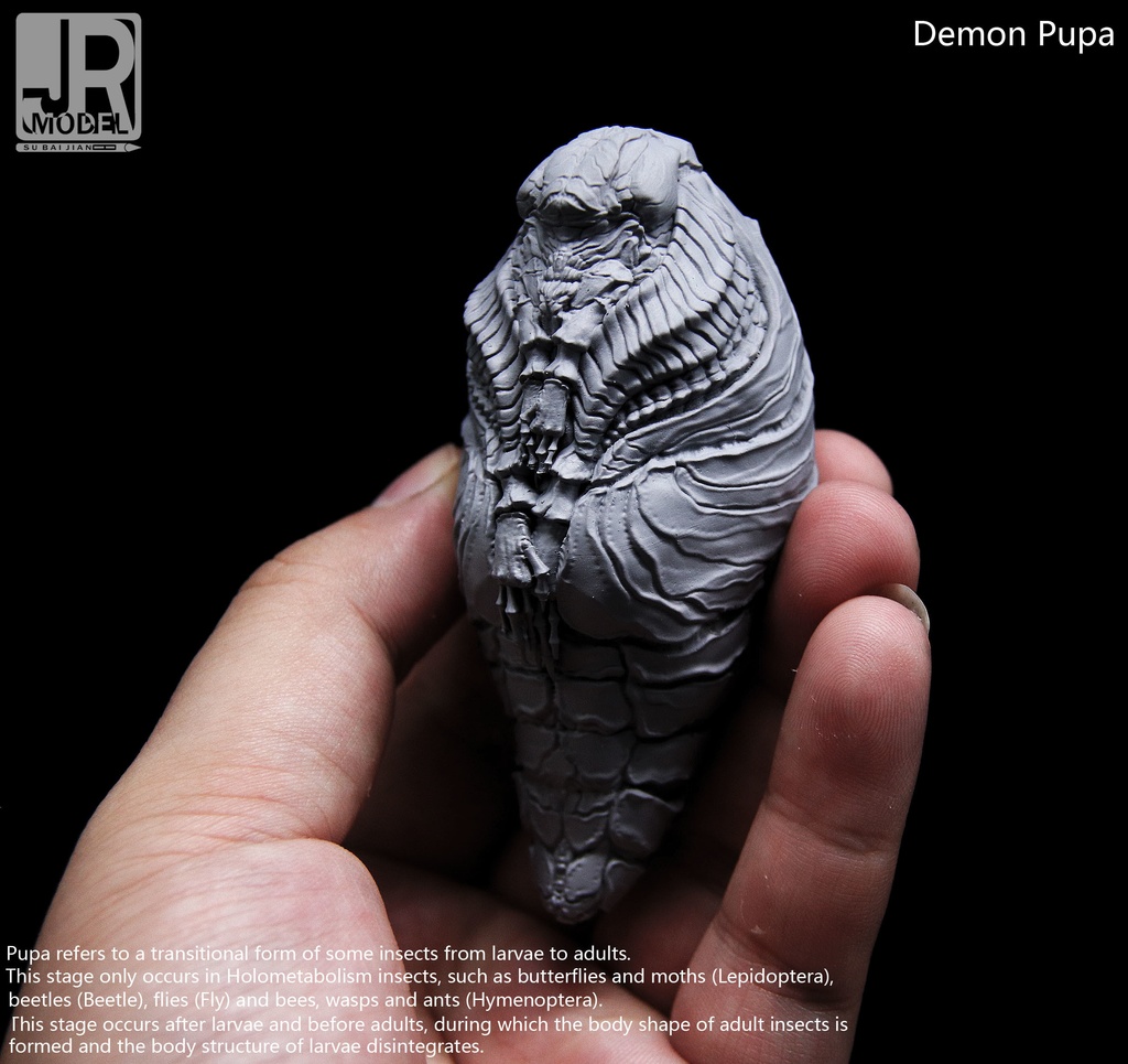 悪魔の蛹 (kit & 塗装済完成品)