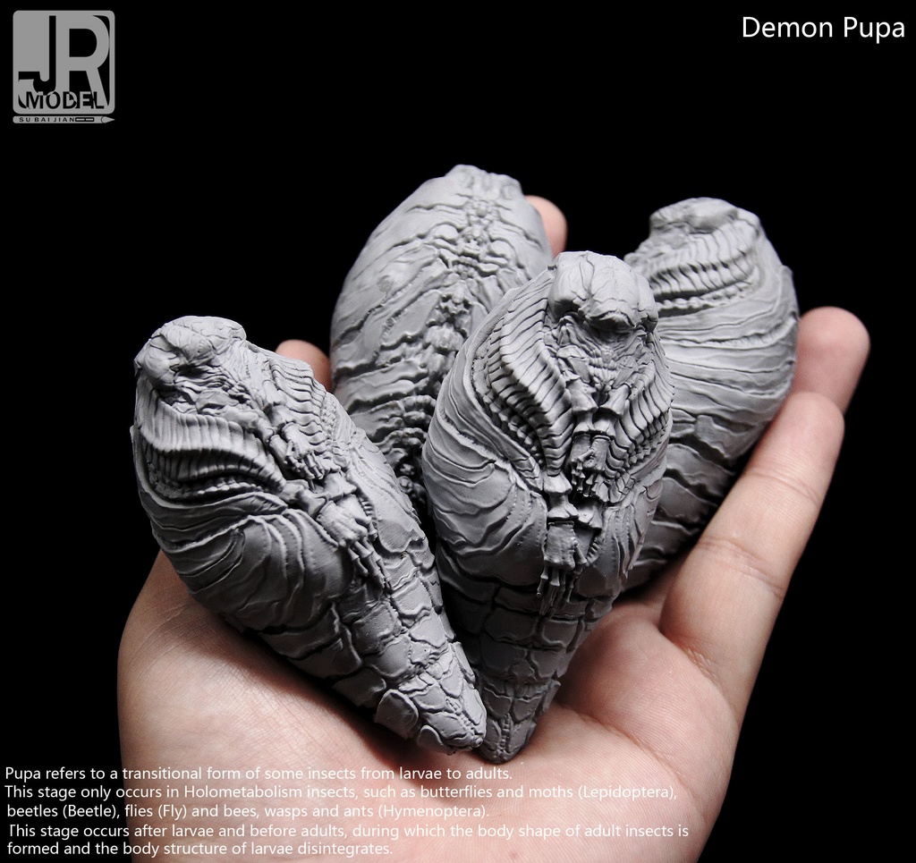 悪魔の蛹 (kit & 塗装済完成品)